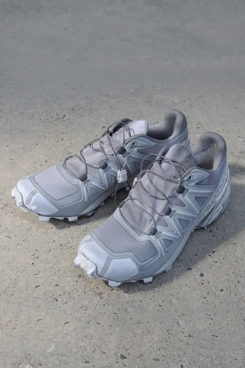 11 By BORIS BIDJAN SABERI Oil Dyed Silver Grey Sports Boots BAMBA1.X 11*S P1162